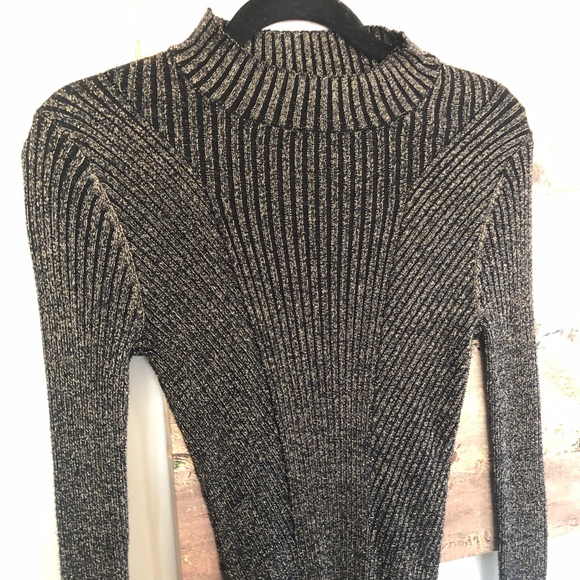 NWOT BCBGeneration Bodycon Sparkle Sweater Dress - Picture 5 of 7